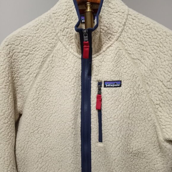 PATAGONIA IVORY RETRO PILE FLEECE JACKET MEN SIZE XL - Picture 10 of 12